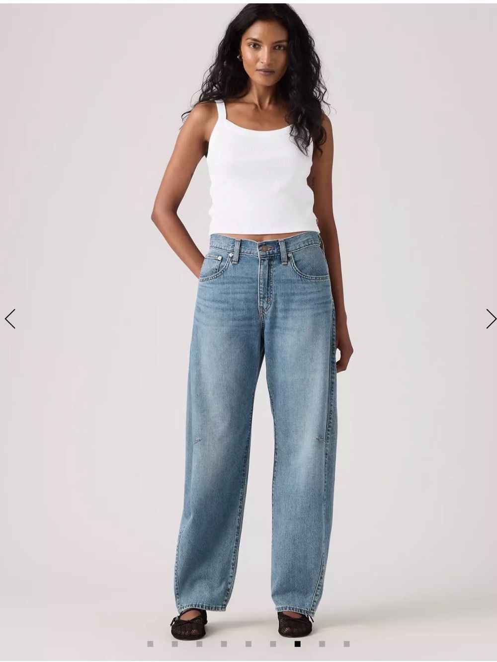 Levi's women’s relaxed Fit Light Blue Denim Jeans